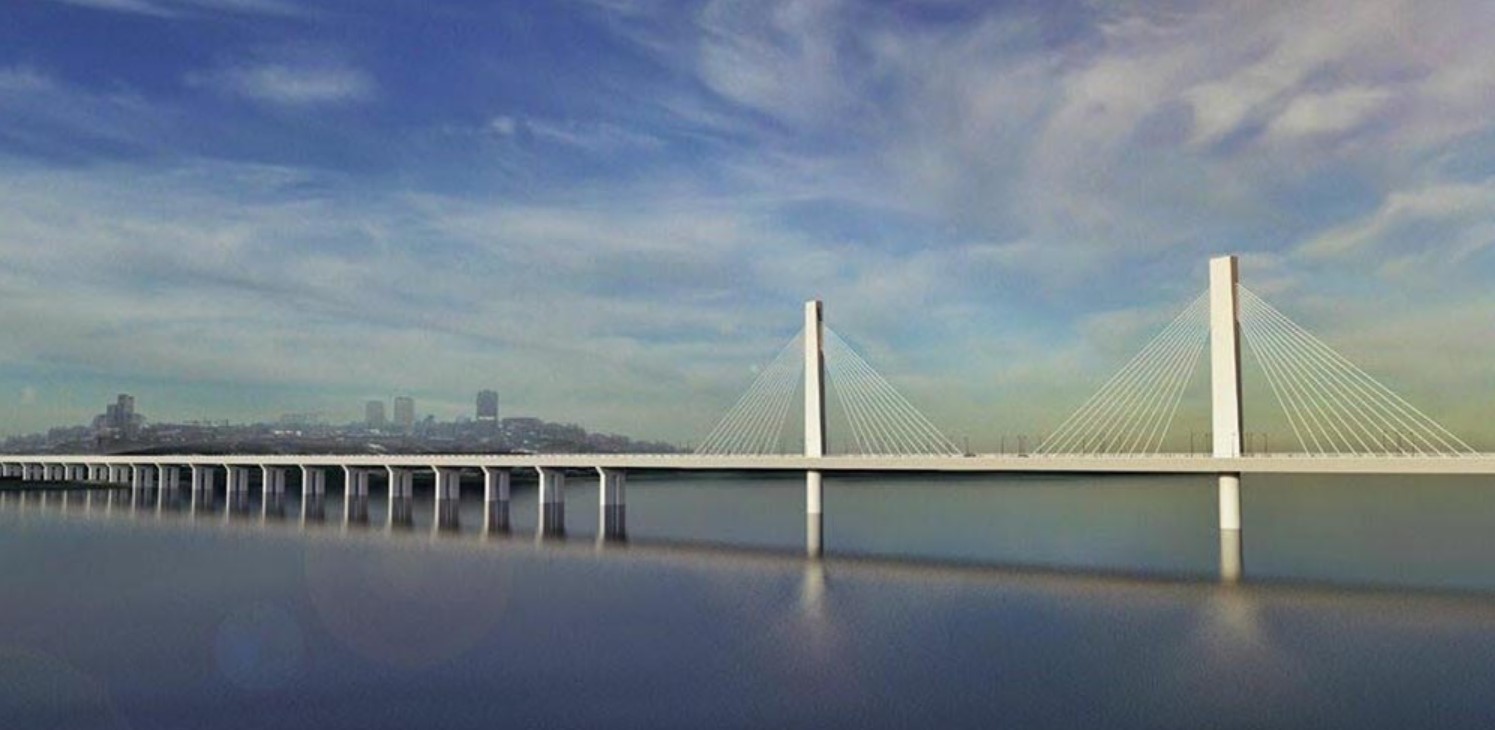 Izgled budućeg mosta na Adi Huji