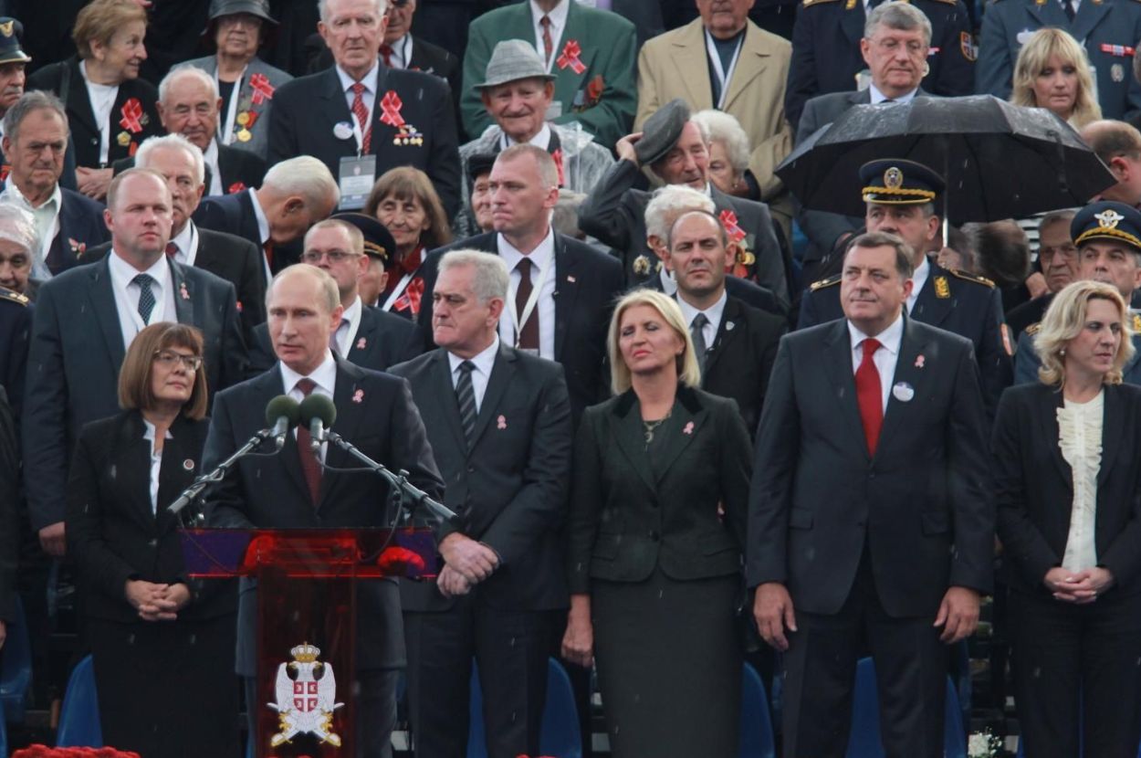 Vojna parada 2014. godine, gost predsednik Rusije Vladimir Putin