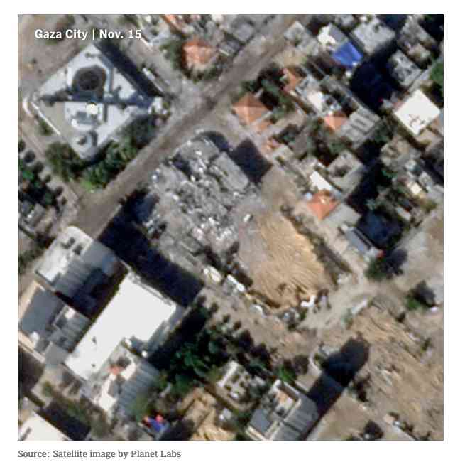 Grad Gaza preko Google Earth 
