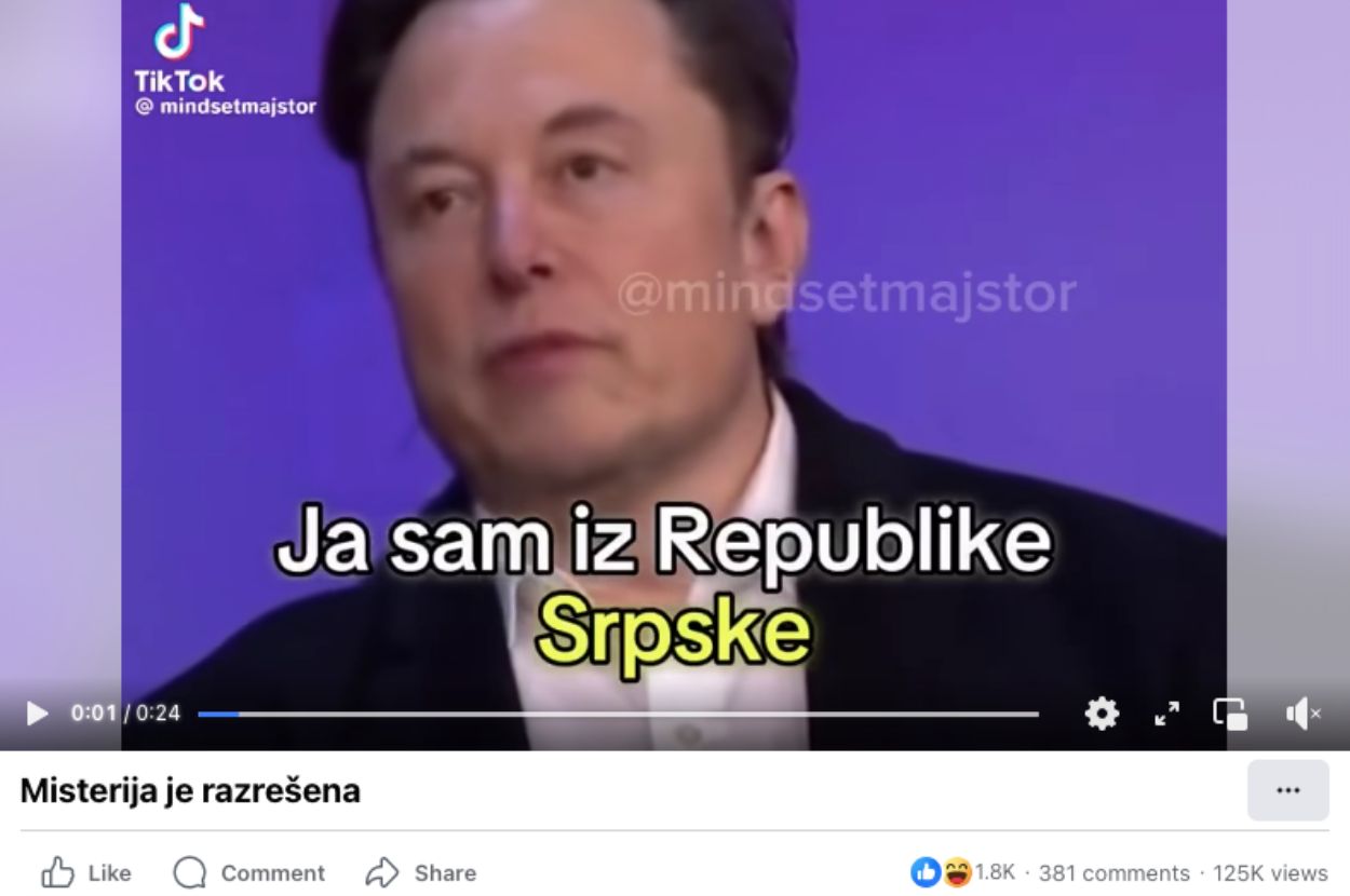 Elon Musk iz Republike Srpske
